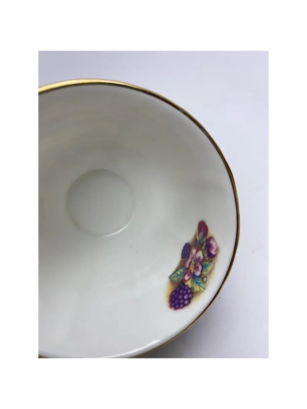 Gold Rim Tea Cup Vintage Fine China Collectible Elegant Tea Party Cup